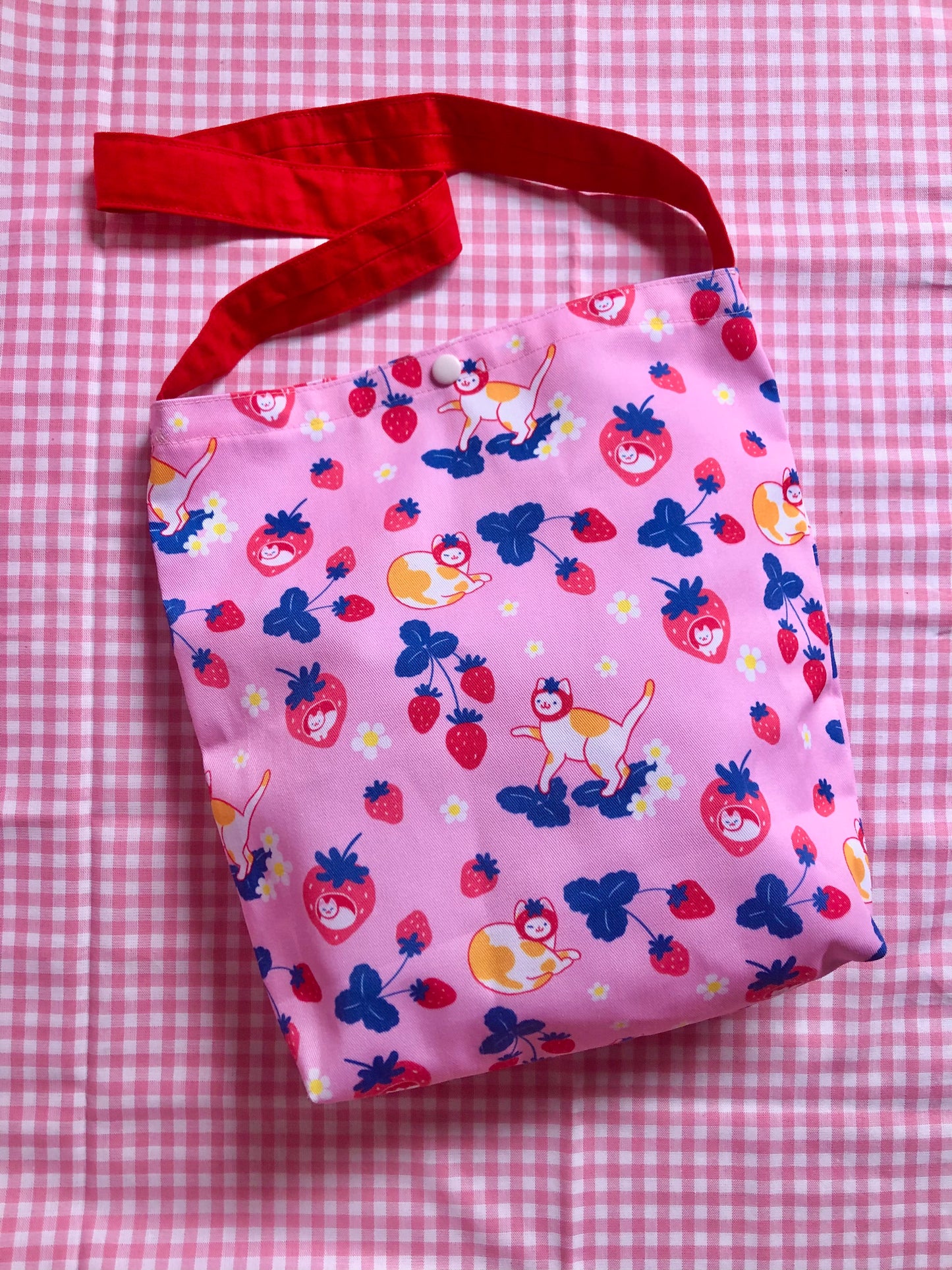 Bolsa Gato Frutillas