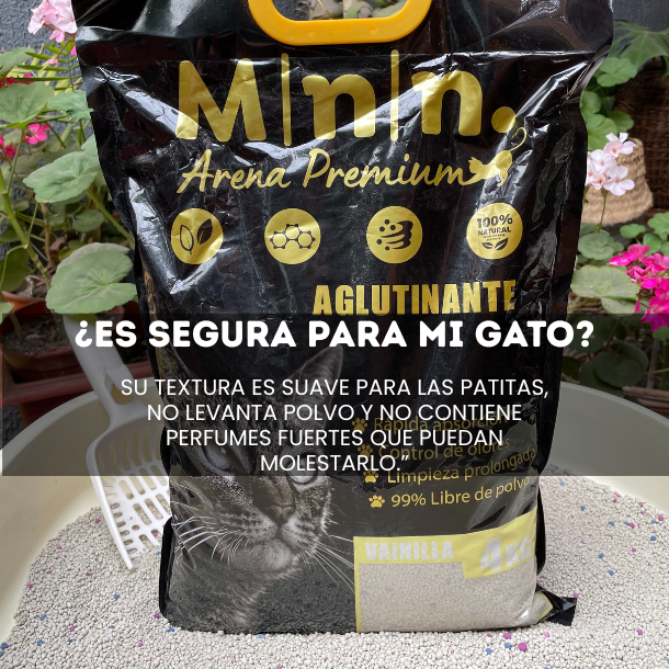 Arena Minino Aglutinante 40kg + 4kg Regalo