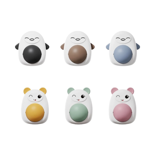 Bola giratoria de catnip para gatos diseño animalito con hierba gatera