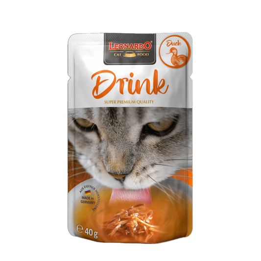 Leonardo Drink Pato 40 g alimento complementario líquido para gatos adultos