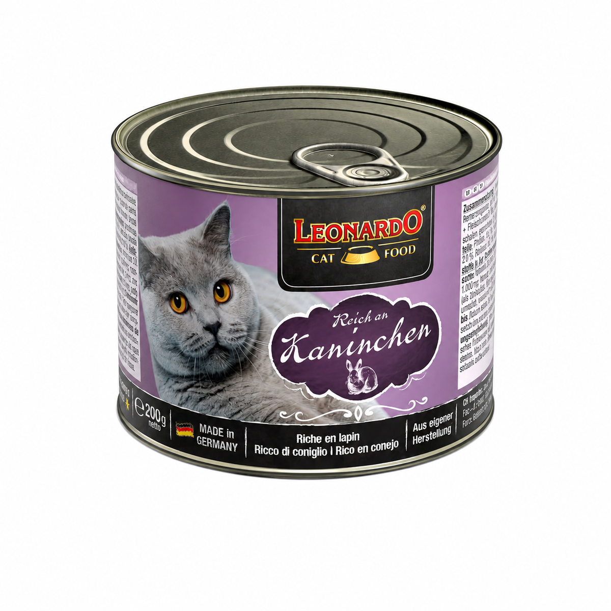 Lata Leonardo Quality Selection Conejo 200GR