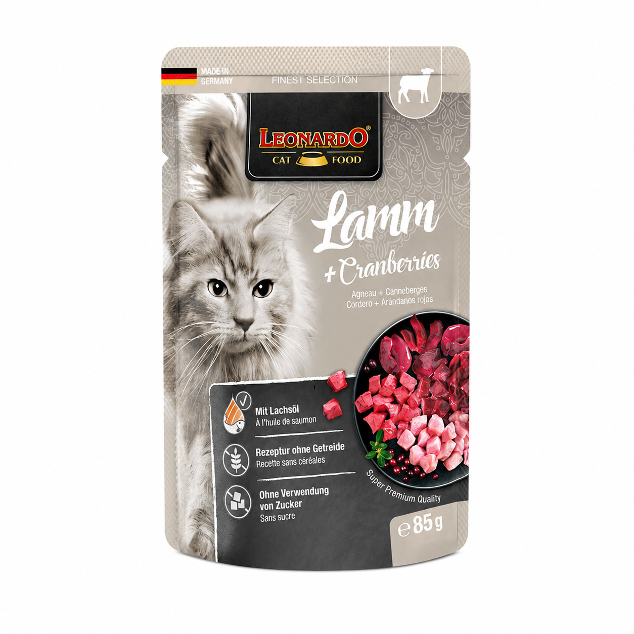 Sachet Leonardo Cordero y Arándano 85GR