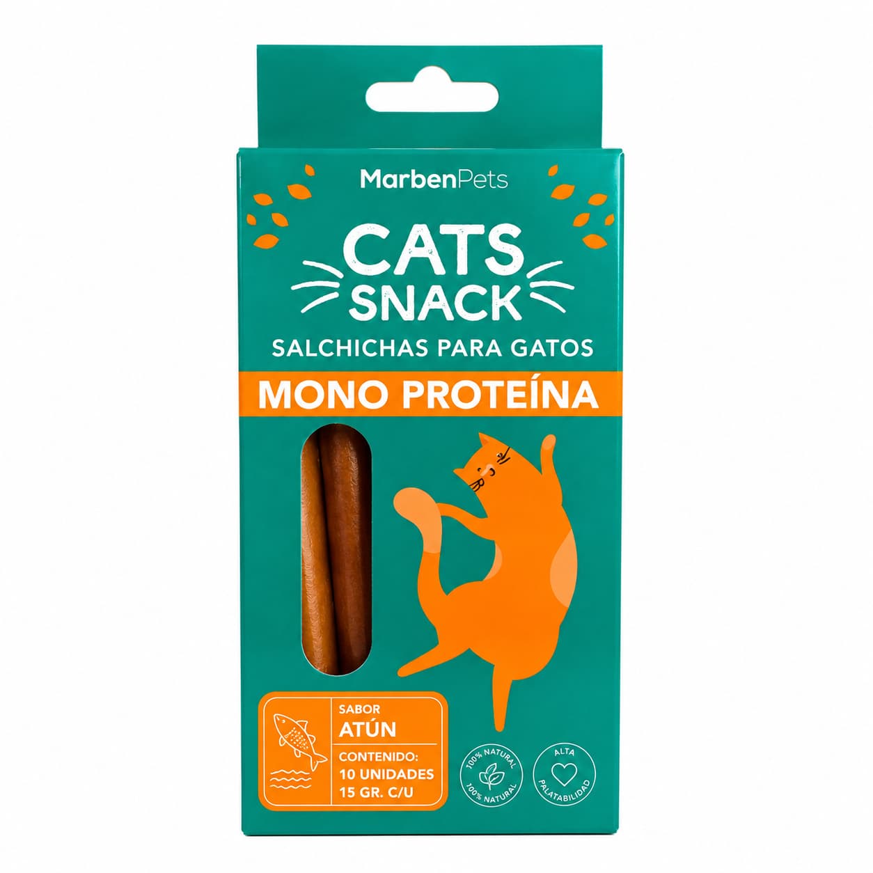 Snack Salchicha Monoproteica Sabor Atún 150gr