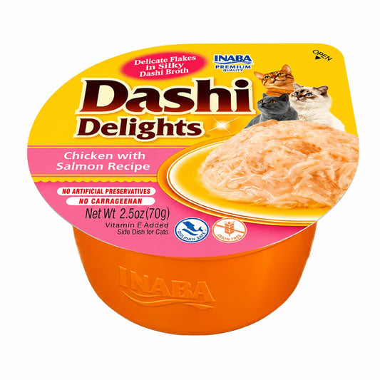 Churu Dashi Delights Pollo y Salmón 70 g snack húmedo para gatos