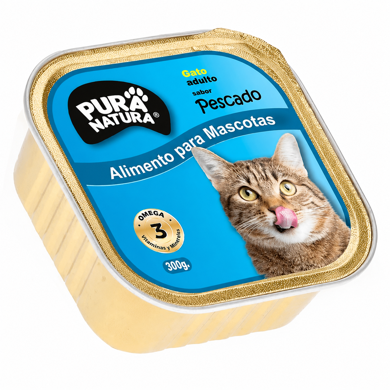 Pura Natura Pescado 300 g alimento húmedo para gatos adultos