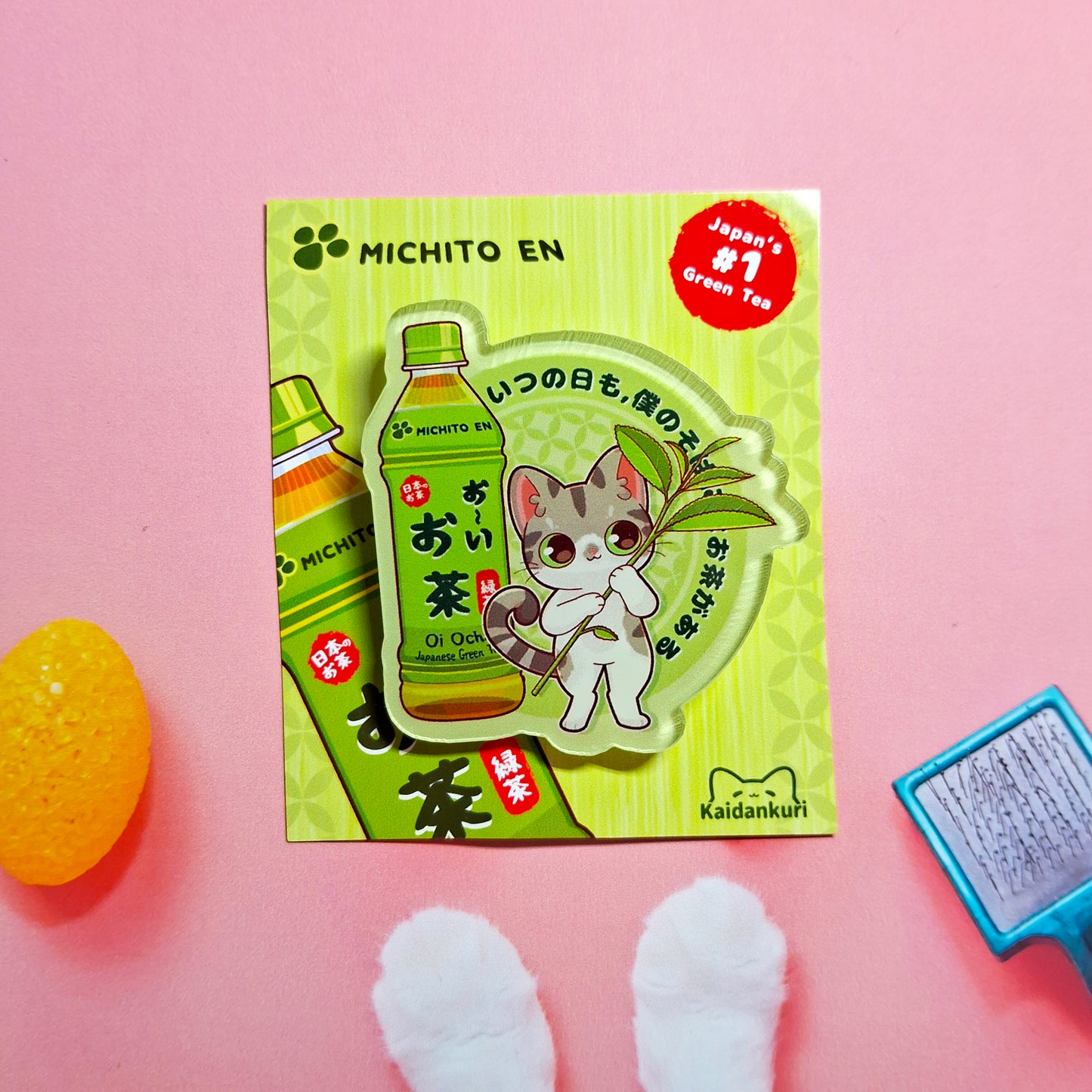 Prendedor Green Tea Michitoen