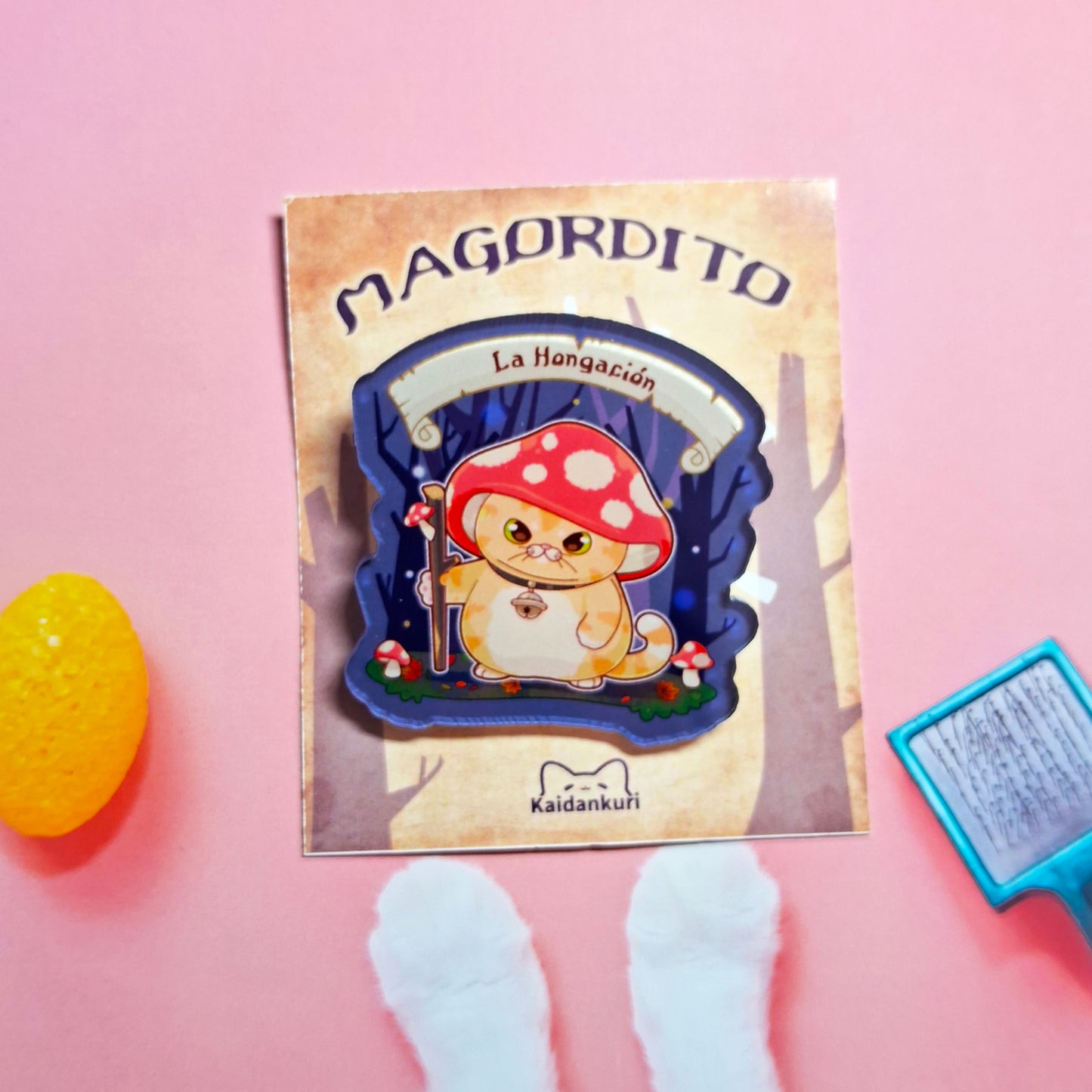 Prendedor Hongación