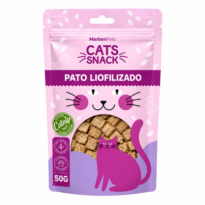 Pato liofilizado con catnip para gatos Cats Snack 50 g