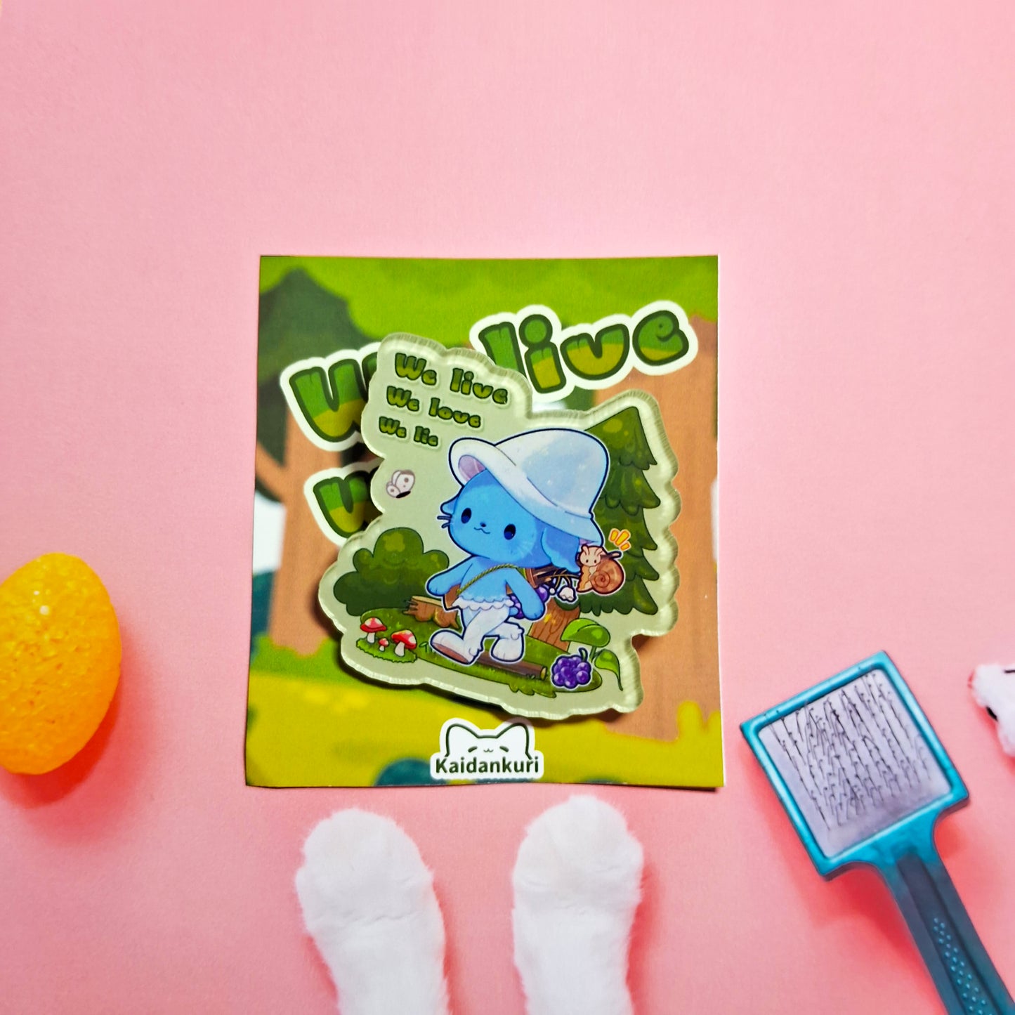 Prendedor Smurf Cat
