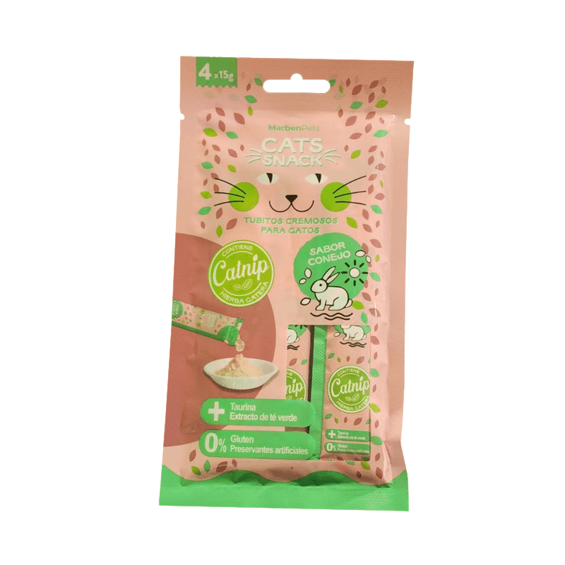 Cats Snack Tubito Cremoso Conejo