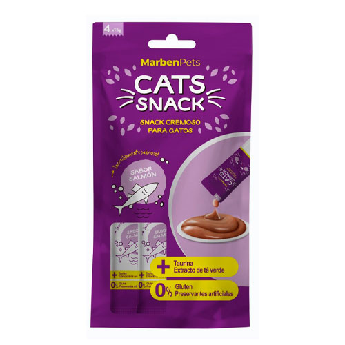 Cats Snack Tubito Cremoso Salmón