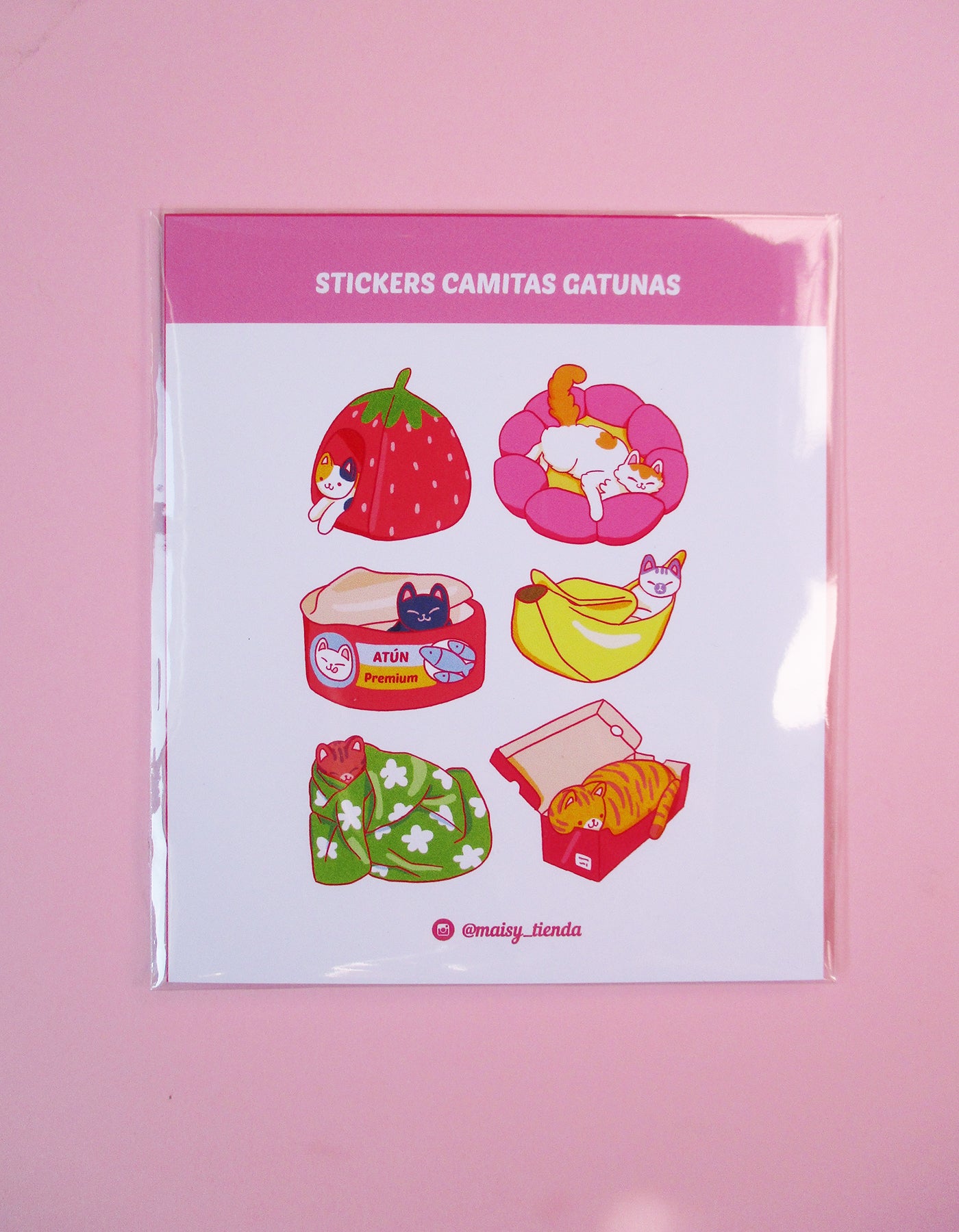 Set Stickers Camitas Gatunas